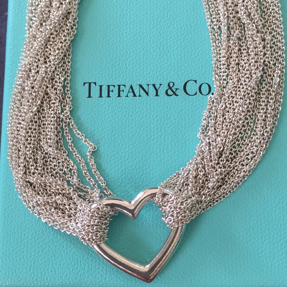 Tiffany & Co. Sterling Silver Heart Necklace